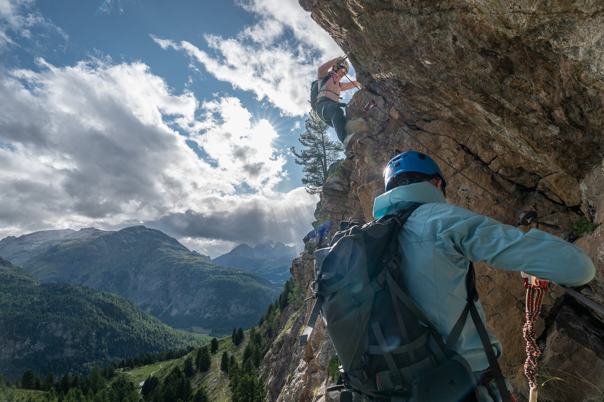 Klettersteig La Resgia
